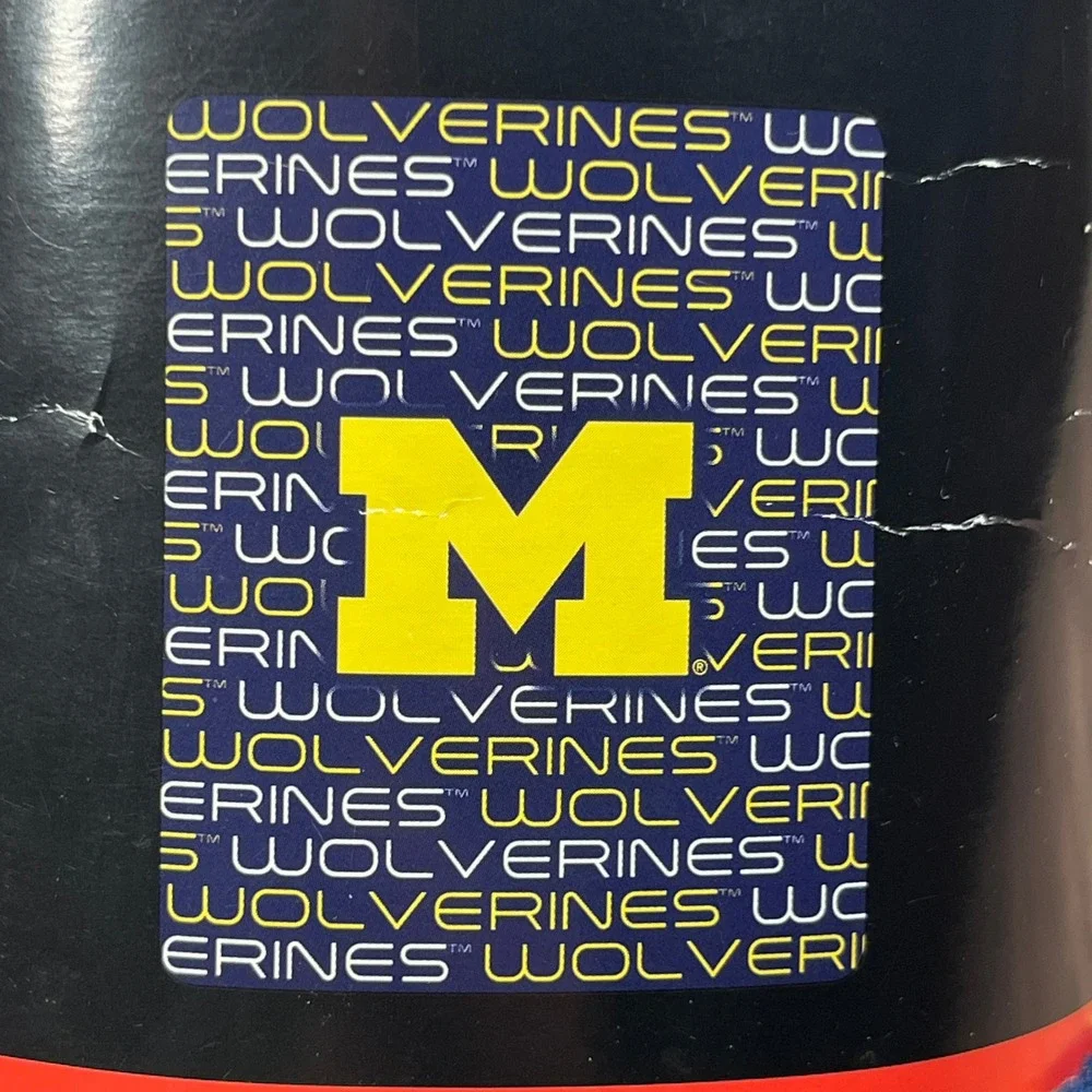 Michigan Wolverines Blanket Logo Brands 50x60 Navy Blue Classic‎ Fleece
